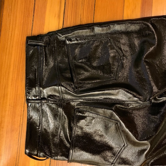 yeezy leather pants